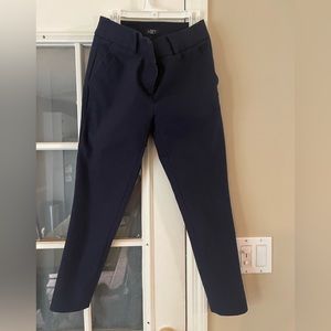 Ann Taylor Loft Navy Blue Dress Pants. Size 0 petite.